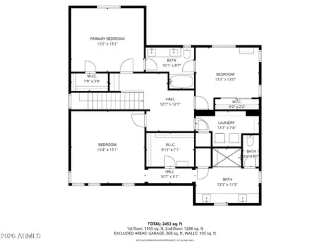 Floorplan - 1310 E Springfield Pl, Chandler, AZ 85286 photo 3 of 6