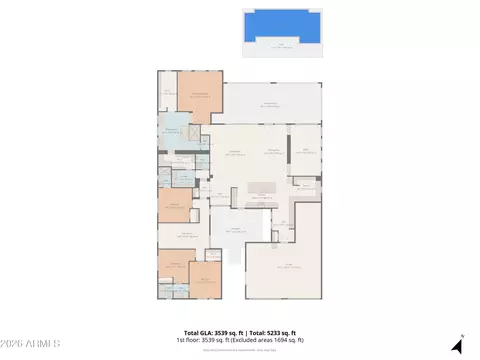 Floorplan - 10326 E Beta Ave, Mesa, AZ 85212 photo 1 of 2