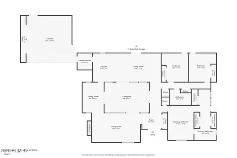 Floorplan - 2308 E Lamar Rd, Phoenix, AZ 85016 photo 2 of 2
