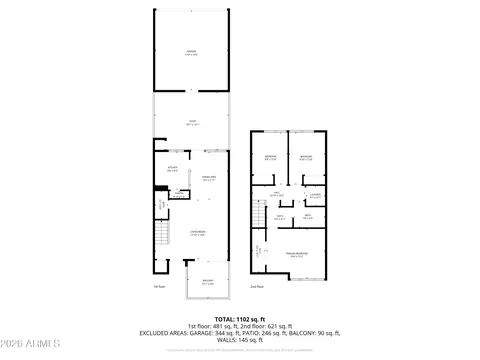 Floorplan - 3411 N 12th Pl #2, Phoenix, AZ 85014 photo 4 of 4