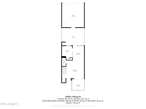 Floorplan - 3411 N 12th Pl #2, Phoenix, AZ 85014 photo 1 of 4