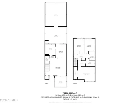 Floorplan - 3411 N 12th Pl #2, Phoenix, AZ 85014 photo 3 of 4