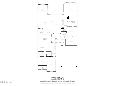 Floorplan - 9817 E Strobe Ave, Mesa, AZ 85212 photo 1 of 2