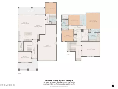 Floorplan - 4260 E Jones St, Gilbert, AZ 85295 photo 2 of 2