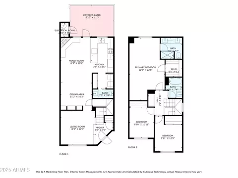 Floorplan - 170 E Guadalupe Rd #152, Gilbert, AZ 85234 photo 3 of 3