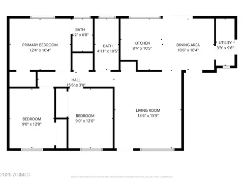 Floorplan - 2012 W Romley Rd, Phoenix, AZ 85041 photo 2 of 2