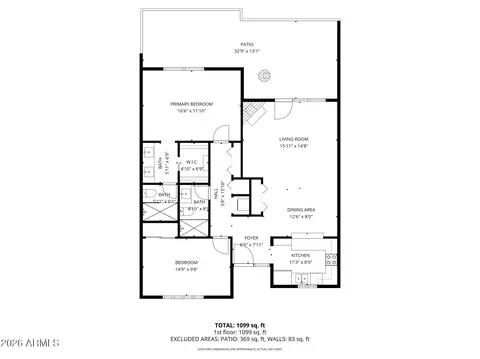 Floorplan - 6232 N 30th Pl, Phoenix, AZ 85016 photo 1 of 1