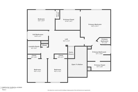 Floorplan - 23614 N 24th Ter, Phoenix, AZ 85024 photo 1 of 2