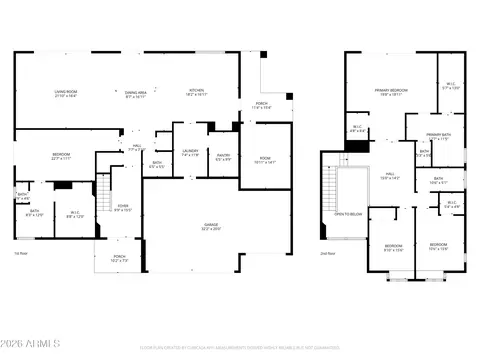 Floorplan - 2212 E Cinnabar Ave, Phoenix, AZ 85028 photo 1 of 3