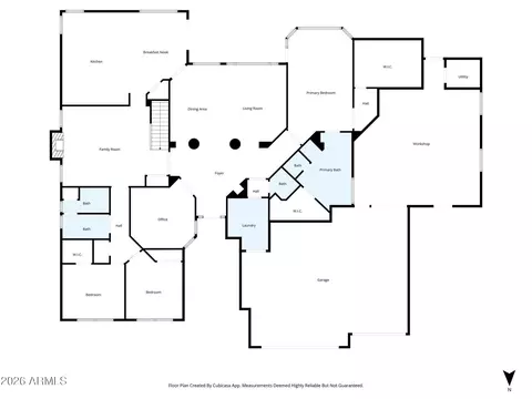 Floorplan - 4647 E Garnet Cir, Mesa, AZ 85206 photo 2 of 3