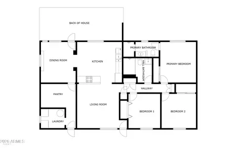 Floorplan - 1317 E Lawrence Ln, Phoenix, AZ 85020 photo 1 of 1