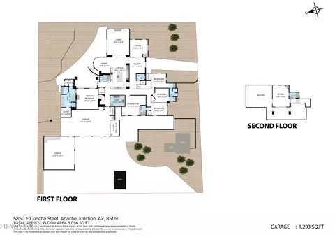 Floorplan - 5850 E Concho St, Apache Junction, AZ 85119 photo 1 of 1