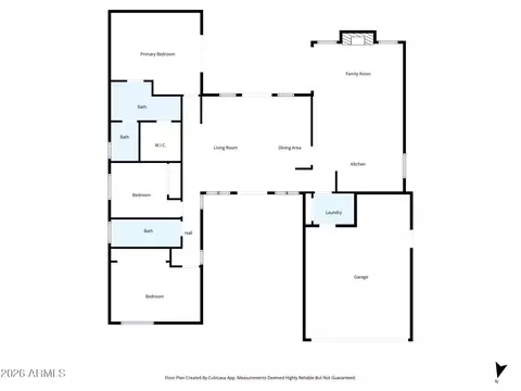 Floorplan - 2443 W Crocus Dr, Phoenix, AZ 85023 photo 1 of 1