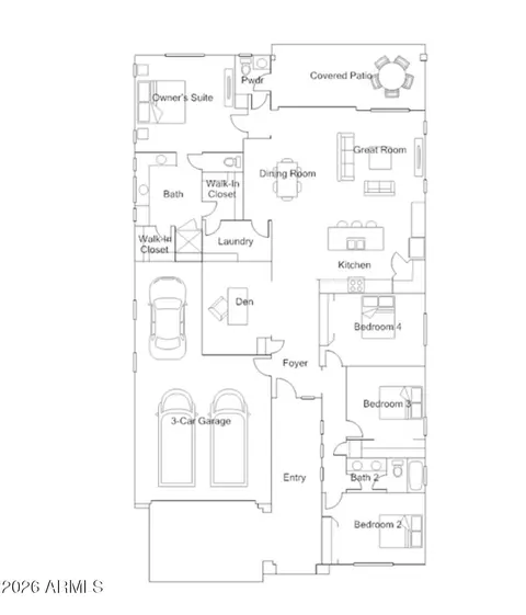 Floorplan - 9348 W Sells Dr, Phoenix, AZ 85037 photo 2 of 2