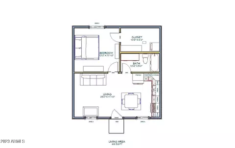 Floorplan - 2060 E Quartz St, Mesa, AZ 85213 photo 3 of 3