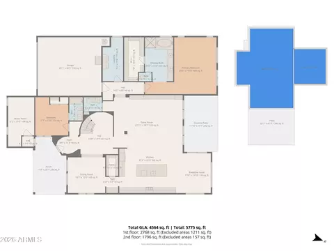 Floorplan - 10250 E Seismic Ave, Mesa, AZ 85212 photo 2 of 6