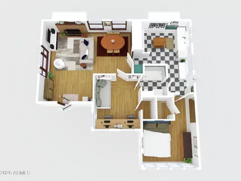 Floorplan - 1348 E Fillmore St, Phoenix, AZ 85006 photo 1 of 2