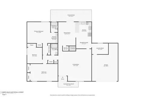 Floorplan - 2201 W Utopia Rd, Phoenix, AZ 85027 photo 1 of 1