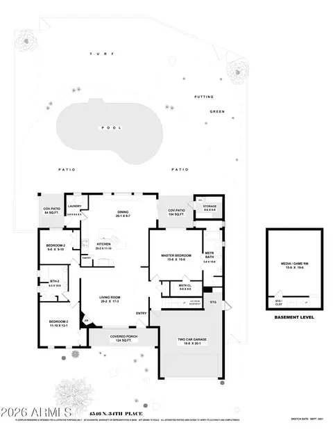 Floorplan - 4546 N 34th Pl, Phoenix, AZ 85018 photo 1 of 1