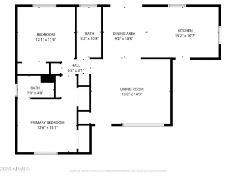 Floorplan - 1427 S Delaware Dr, Apache Junction, AZ 85120 photo 1 of 2