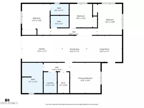Floorplan - 1405 E Campus Dr, Tempe, AZ 85282 photo 1 of 1