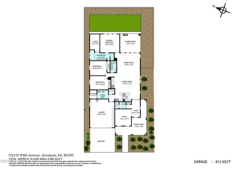 Floorplan - 4065 S Electron --, Mesa, AZ 85212 photo 1 of 2