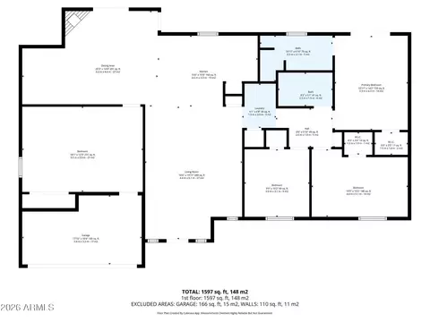 Floorplan - 2220 E Blanche Dr, Phoenix, AZ 85022 photo 1 of 1