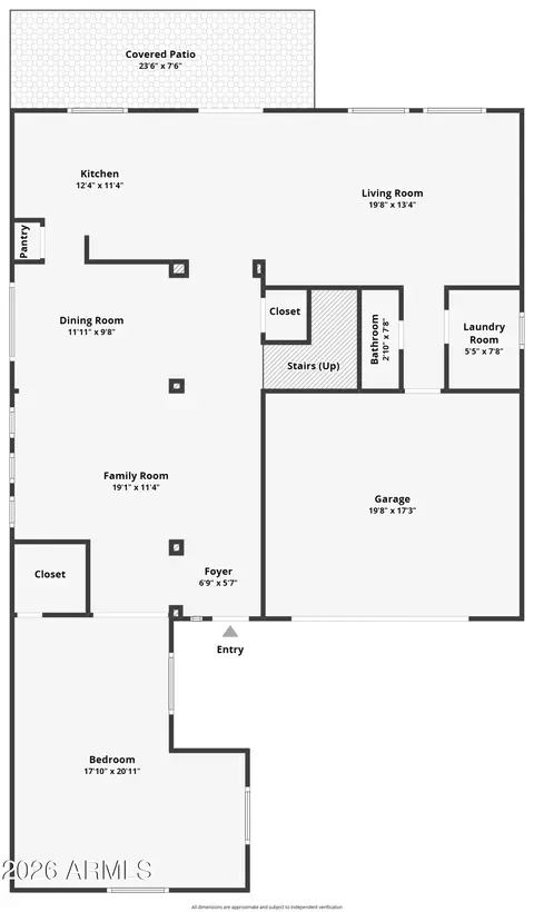 Floorplan - 2005 S 81st Dr, Phoenix, AZ 85043 photo 1 of 2
