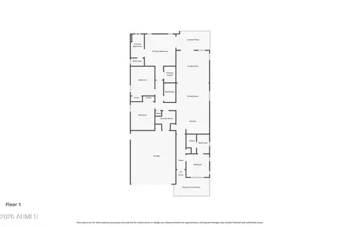 Floorplan - 10562 E Corbin Ave, Mesa, AZ 85212 photo 1 of 1