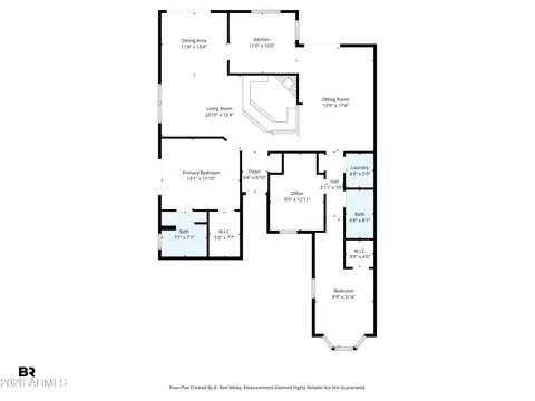 Floorplan - 934 E Becker Ln, Phoenix, AZ 85020 photo 1 of 1