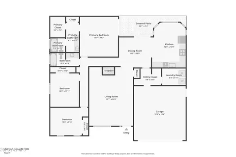 Floorplan - 1637 S Ash --, Mesa, AZ 85202 photo 1 of 1