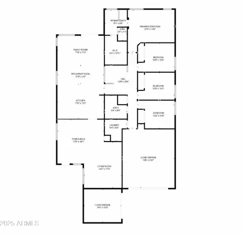Floorplan - 1236 E Nightingale Ln, Gilbert, AZ 85298 photo 1 of 1