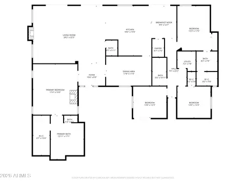 Floorplan - 2502 E Montebello Ave, Phoenix, AZ 85016 photo 1 of 1