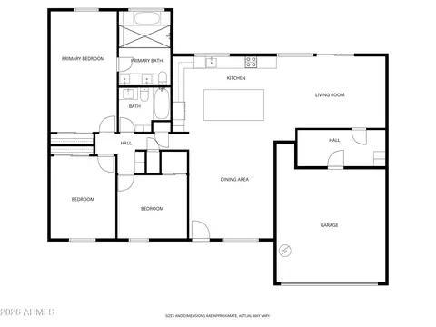 Floorplan - 3515 E Winchcomb Dr, Phoenix, AZ 85032 photo 1 of 1