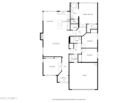 Floorplan - 1441 E Glenhaven Dr, Phoenix, AZ 85048 photo 1 of 1