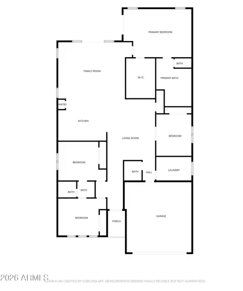 Floorplan - 2418 E Amelia Ave, Phoenix, AZ 85016 photo 2 of 2