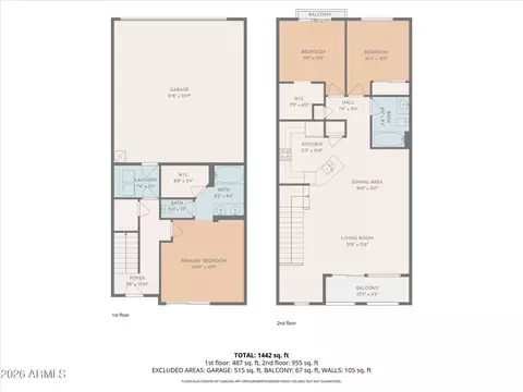 Floorplan - 1920 E Bell Rd #1022, Phoenix, AZ 85022 photo 1 of 1