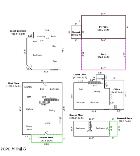 Floorplan - 84 W Haught Rd, Payson, AZ 85541 photo 1 of 1