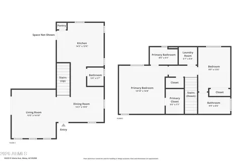 Floorplan - 10222 E Isleta Ave, Mesa, AZ 85209 photo 1 of 1