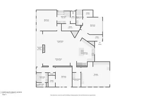 Floorplan - 3225 E Sells Dr, Phoenix, AZ 85018 photo 1 of 1