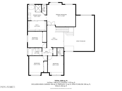 Floorplan - 1466 E Bruce Ave, Gilbert, AZ 85234 photo 2 of 3