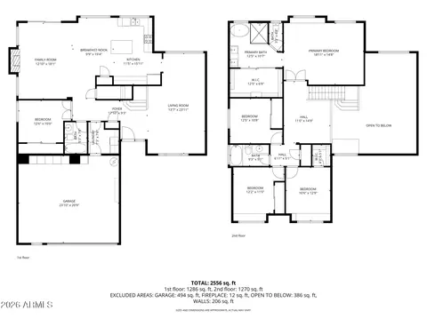 Floorplan - 1466 E Bruce Ave, Gilbert, AZ 85234 photo 3 of 3