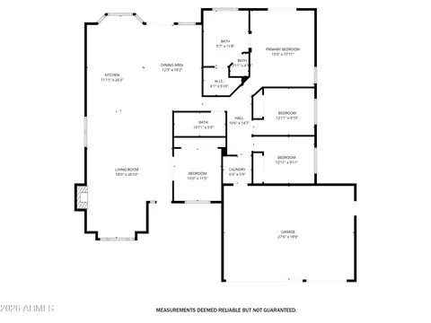 Floorplan - 1455 E Brentrup Dr, Tempe, AZ 85283 photo 1 of 1