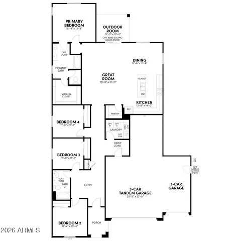 Floorplan - 427 W Ridge Rd, Apache Junction, AZ 85120 photo 1 of 1