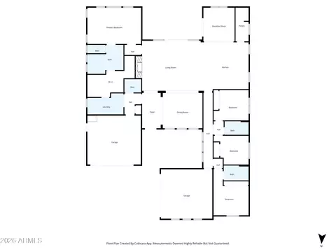 Floorplan - 1867 E Gillcrest Rd, Gilbert, AZ 85298 photo 2 of 2