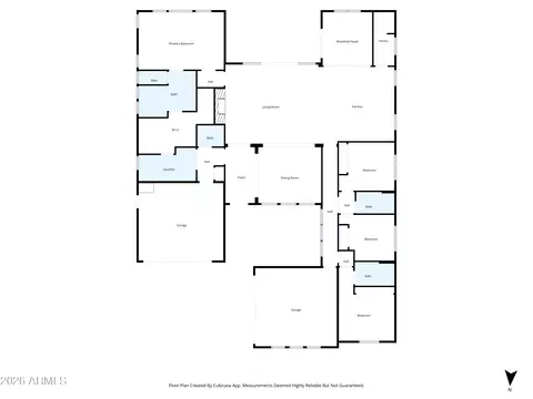 Floorplan - 1867 E Gillcrest Rd, Gilbert, AZ 85298 photo 1 of 2