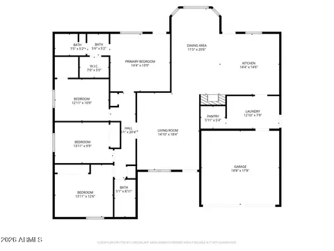 Floorplan - 7031 E Mallory St, Mesa, AZ 85207 photo 1 of 1