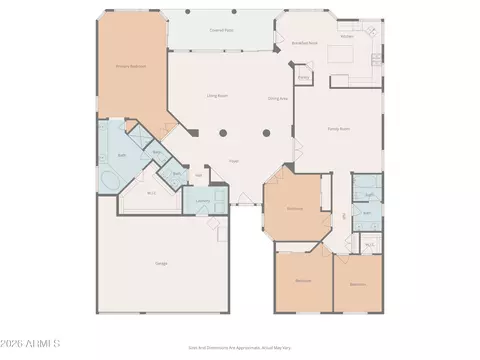 Floorplan - 1542 E Catamaran Dr, Gilbert, AZ 85234 photo 1 of 1