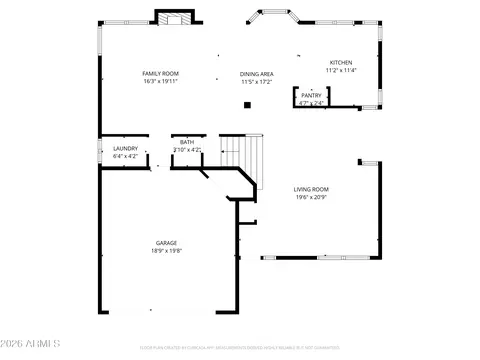 Floorplan - 2301 E Millbrae Ct, Gilbert, AZ 85234 photo 1 of 5
