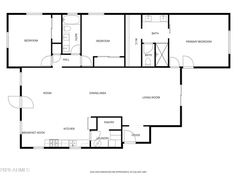 Floorplan - 1517 E Pinchot Ave, Phoenix, AZ 85014 photo 2 of 4